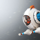 Illustration for article titled This smooth space ship is piloted by one ugly minifig
